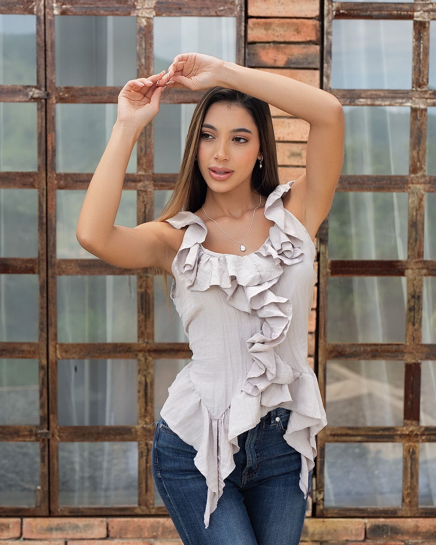Blusa Dama Bolero en Pico de Rayón