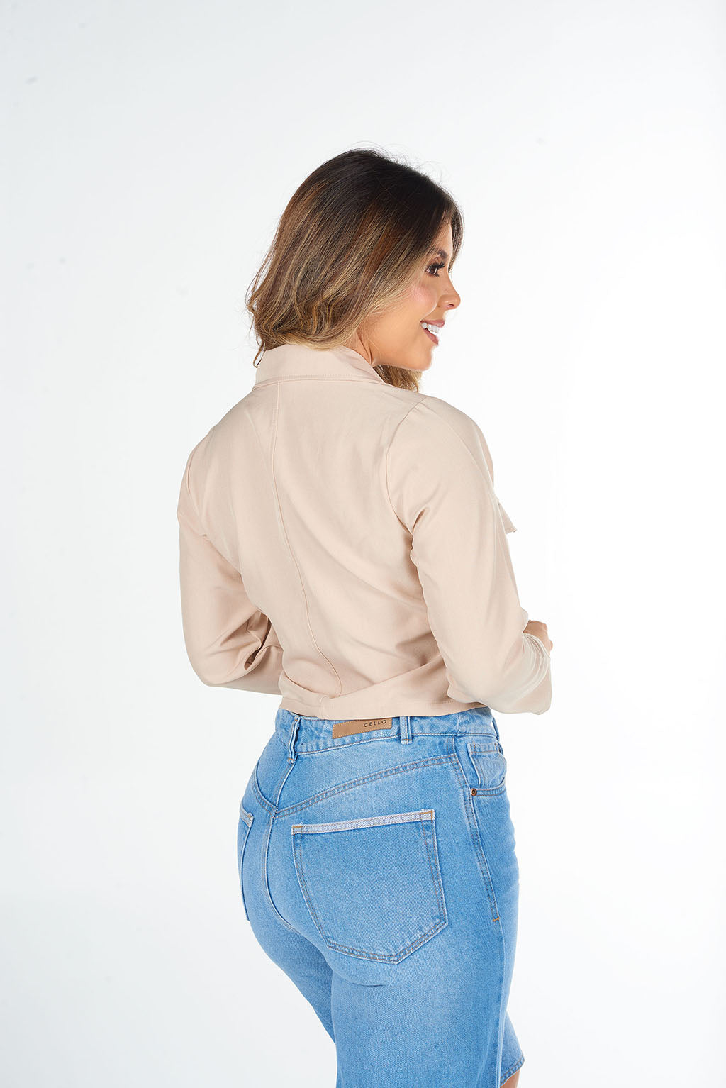 Blazer Caqui con Correas