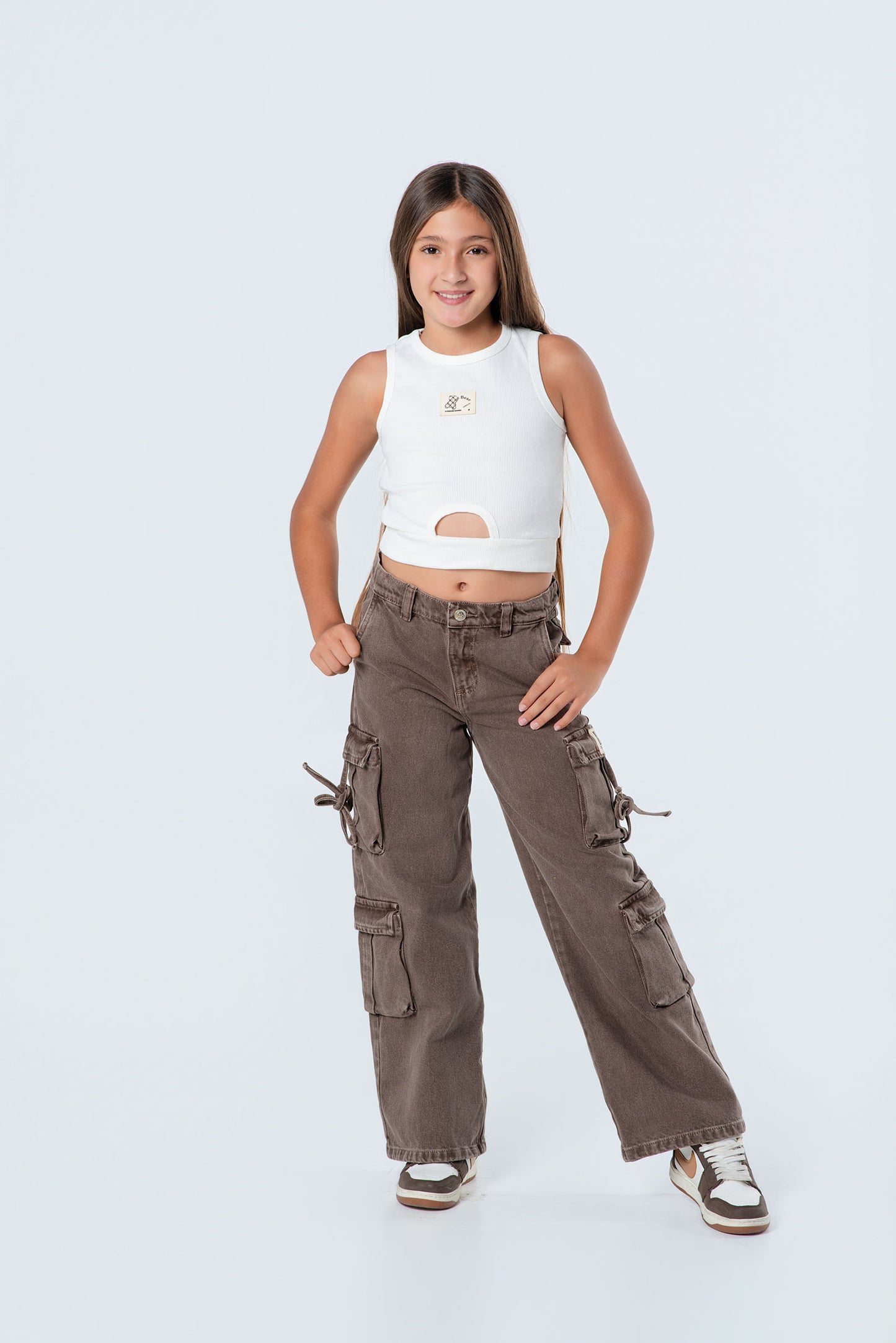Conjunto pantalón cargo niña Froster
