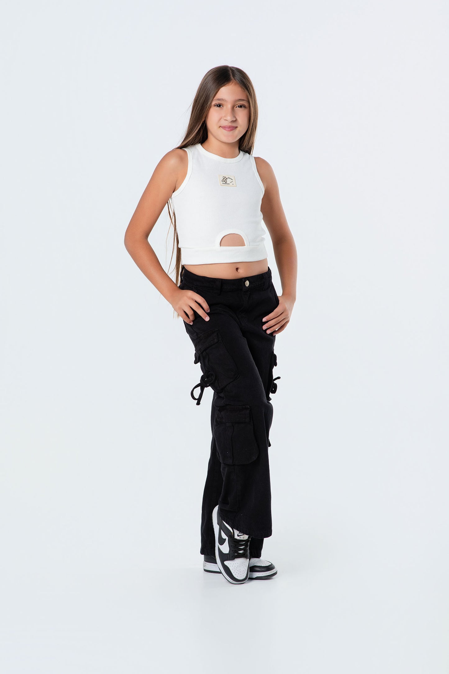 Conjunto pantalón cargo niña Froster