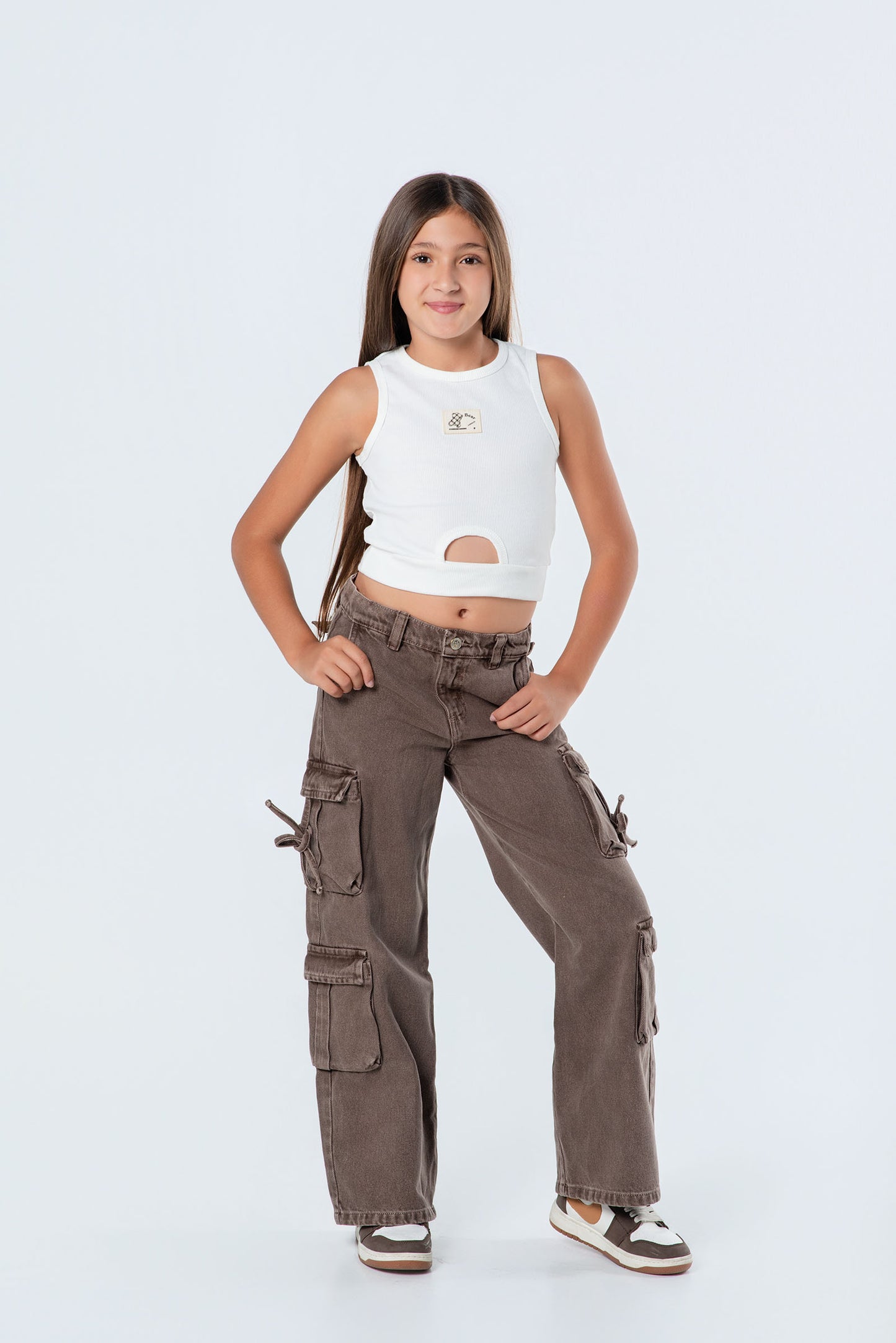 Conjunto pantalón cargo niña Froster