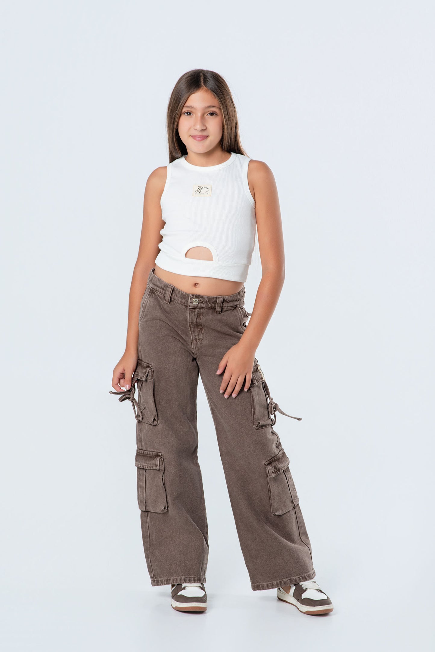 Conjunto pantalón cargo niña Froster