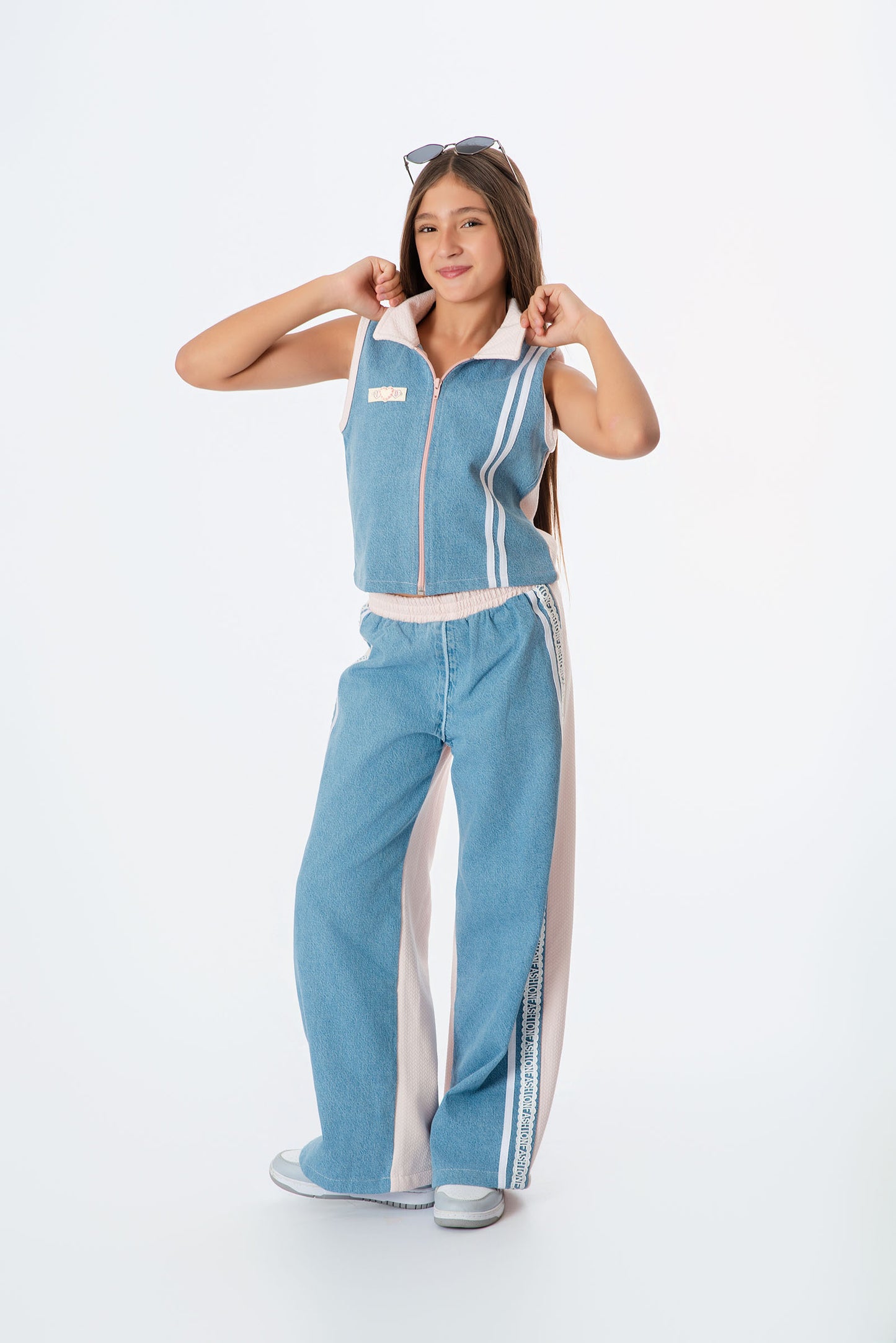 Conjunto Teens con Chaleco y Pantalón