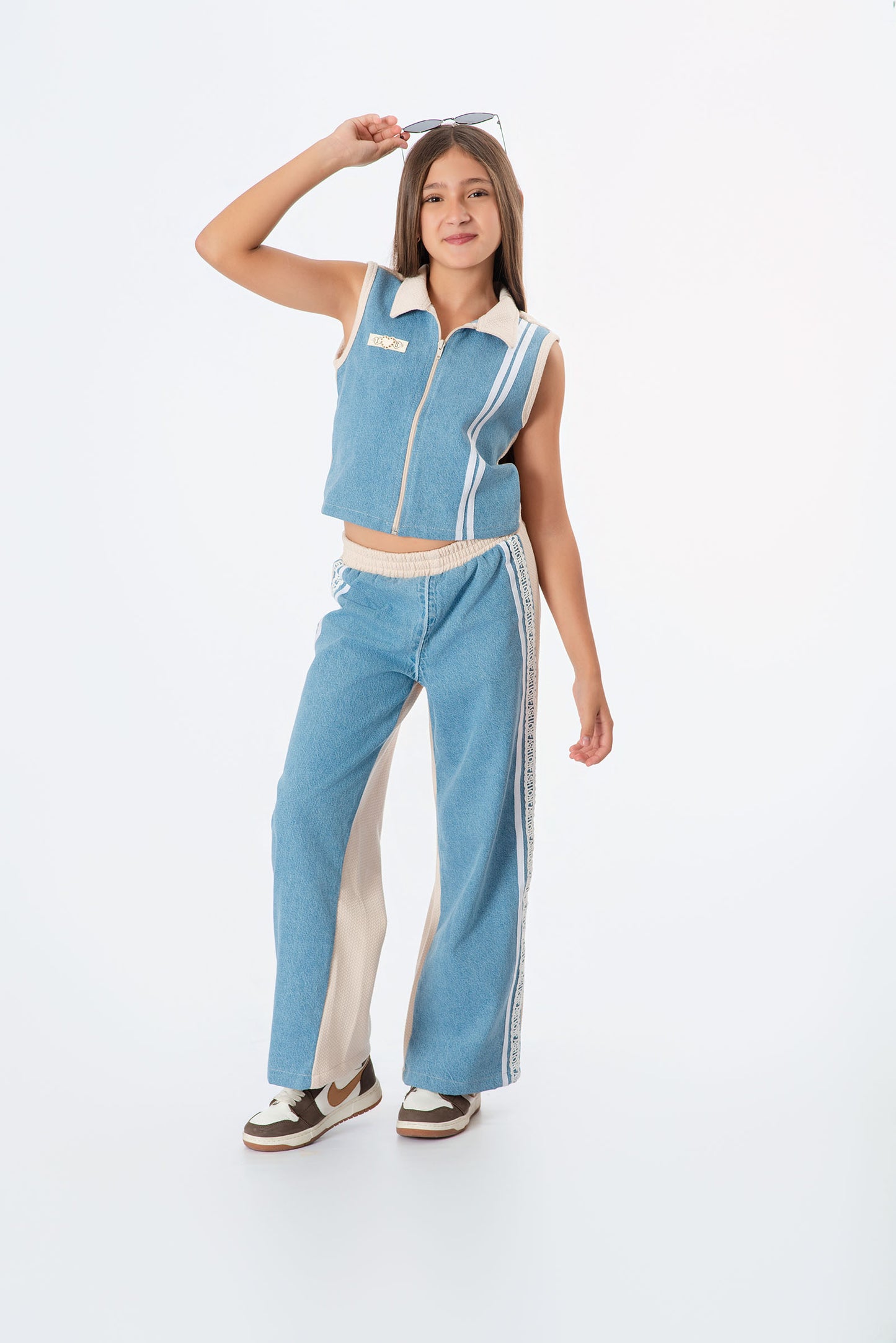 Conjunto Teens con Chaleco y Pantalón