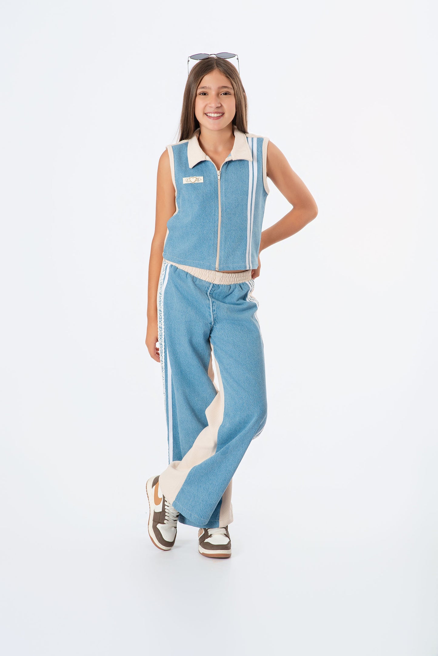 Conjunto Teens con Chaleco y Pantalón