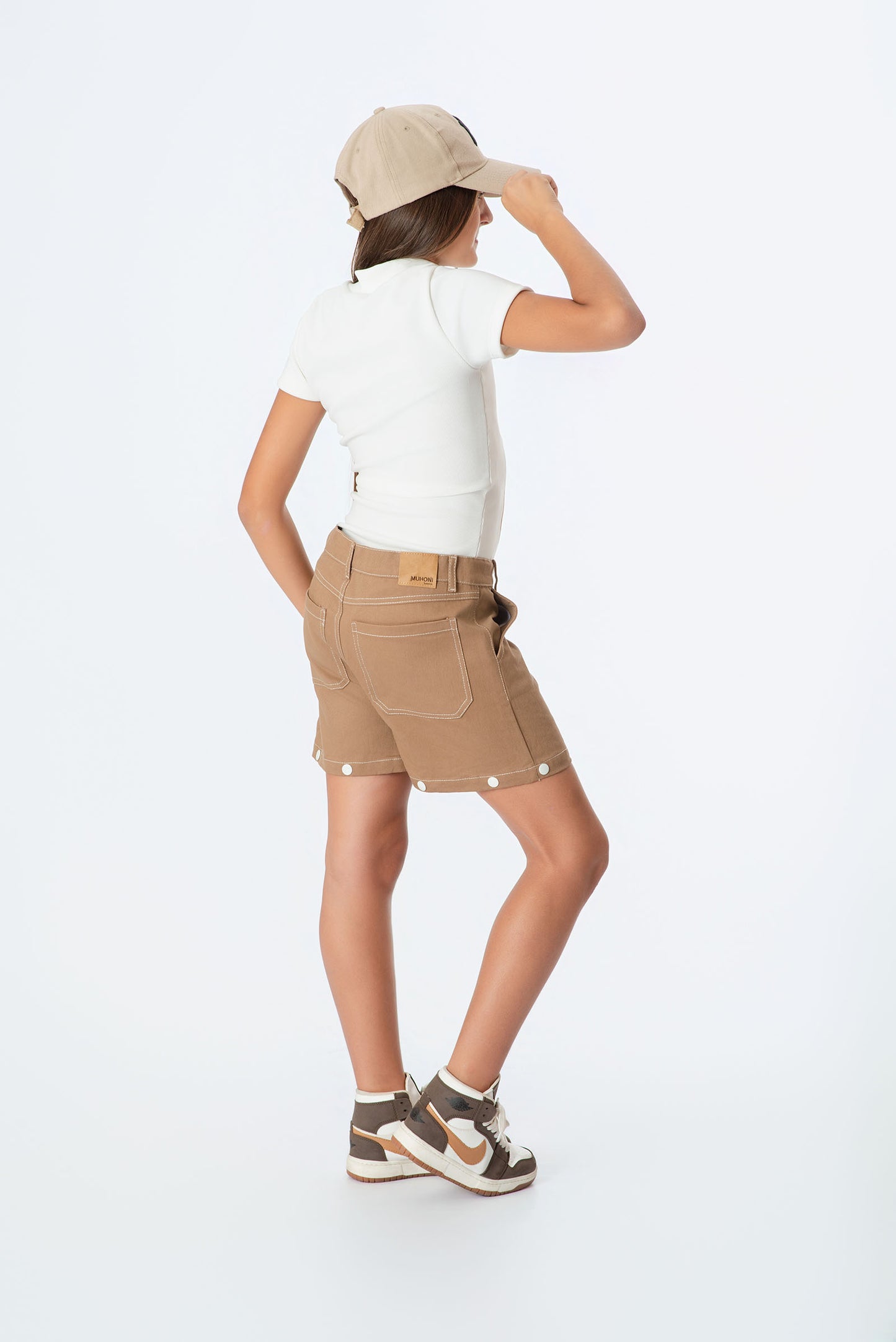 Conjunto pantalón convertible a short para niña