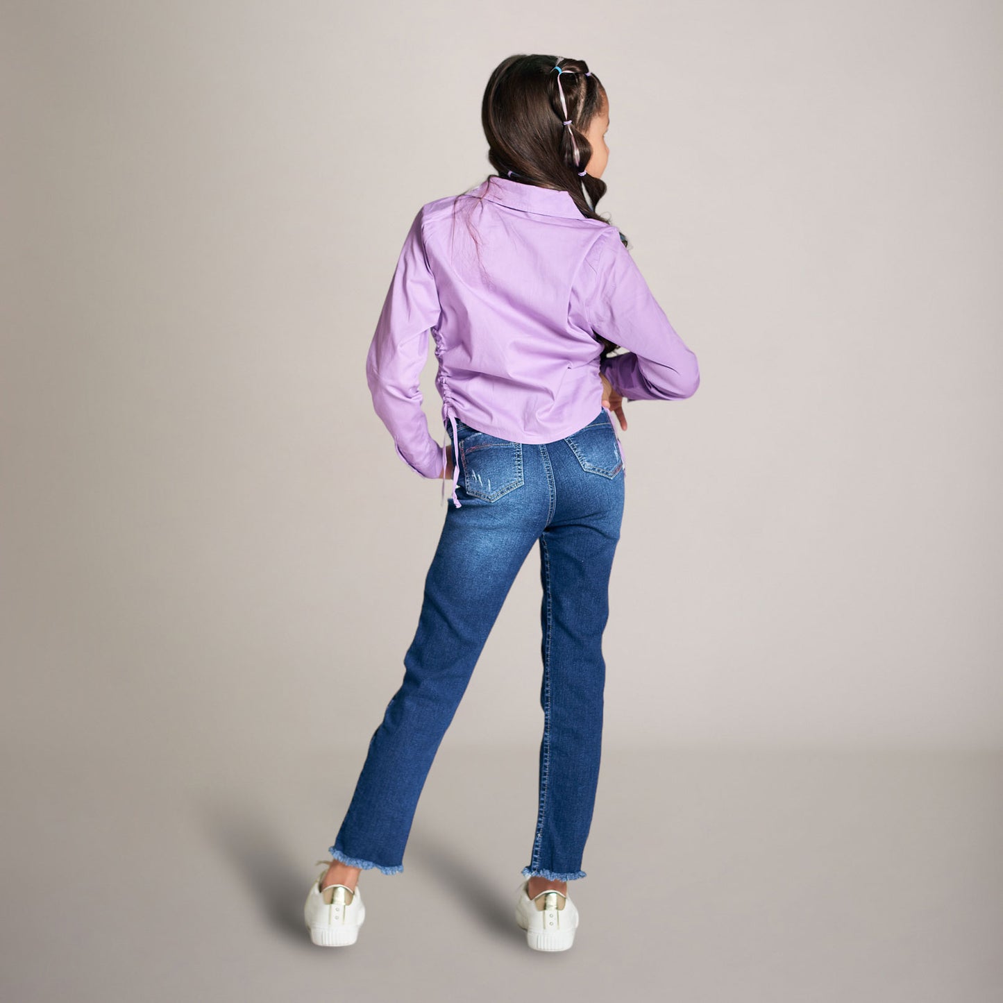 Set de 2 Piezas Jean en Denim Rígido