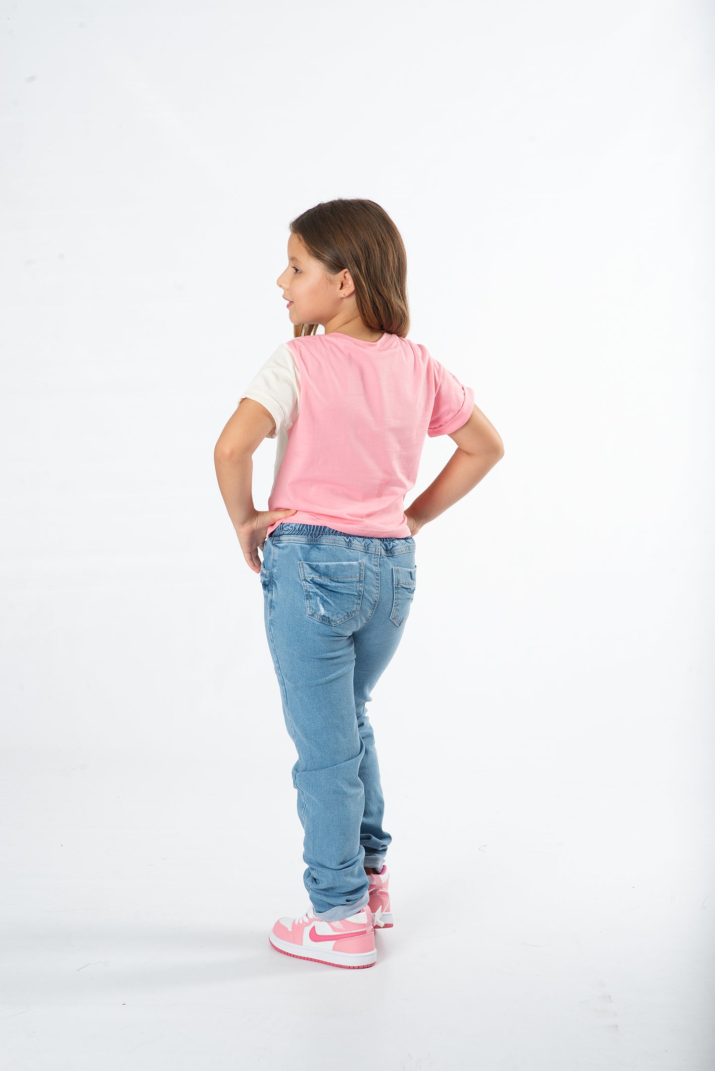 Set de 2 Piezas Jogger en Denim Stretch