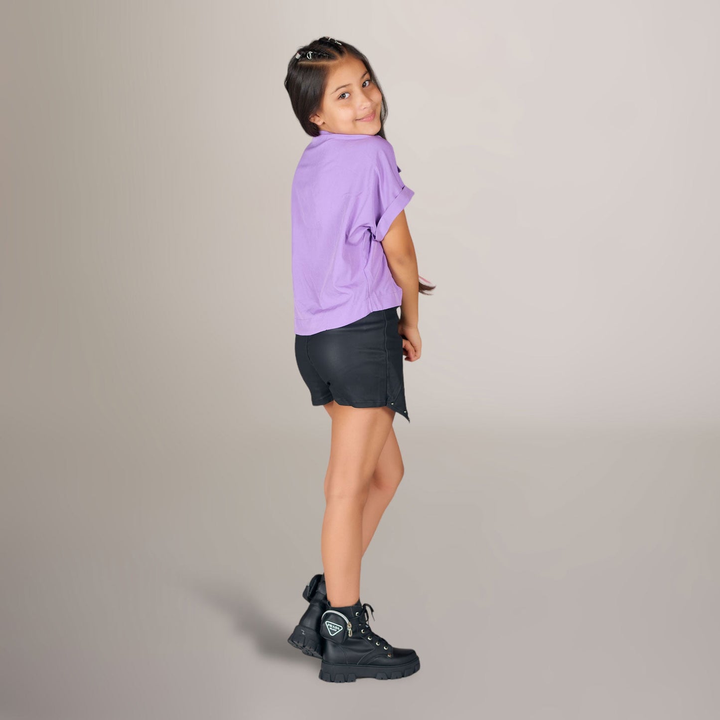 Conjunto de 3 Piezas con Falda Short