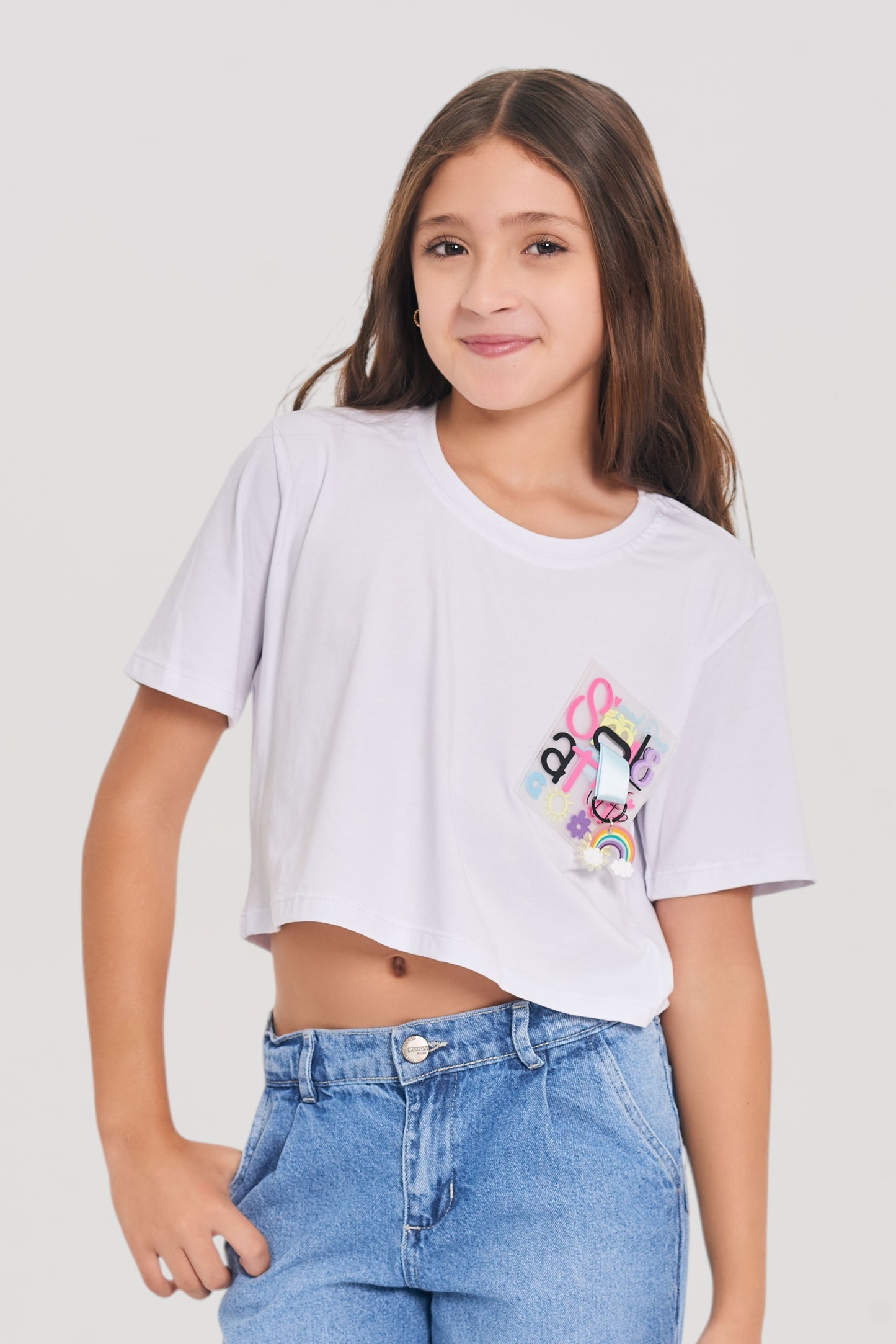 Camiseta con aplique
