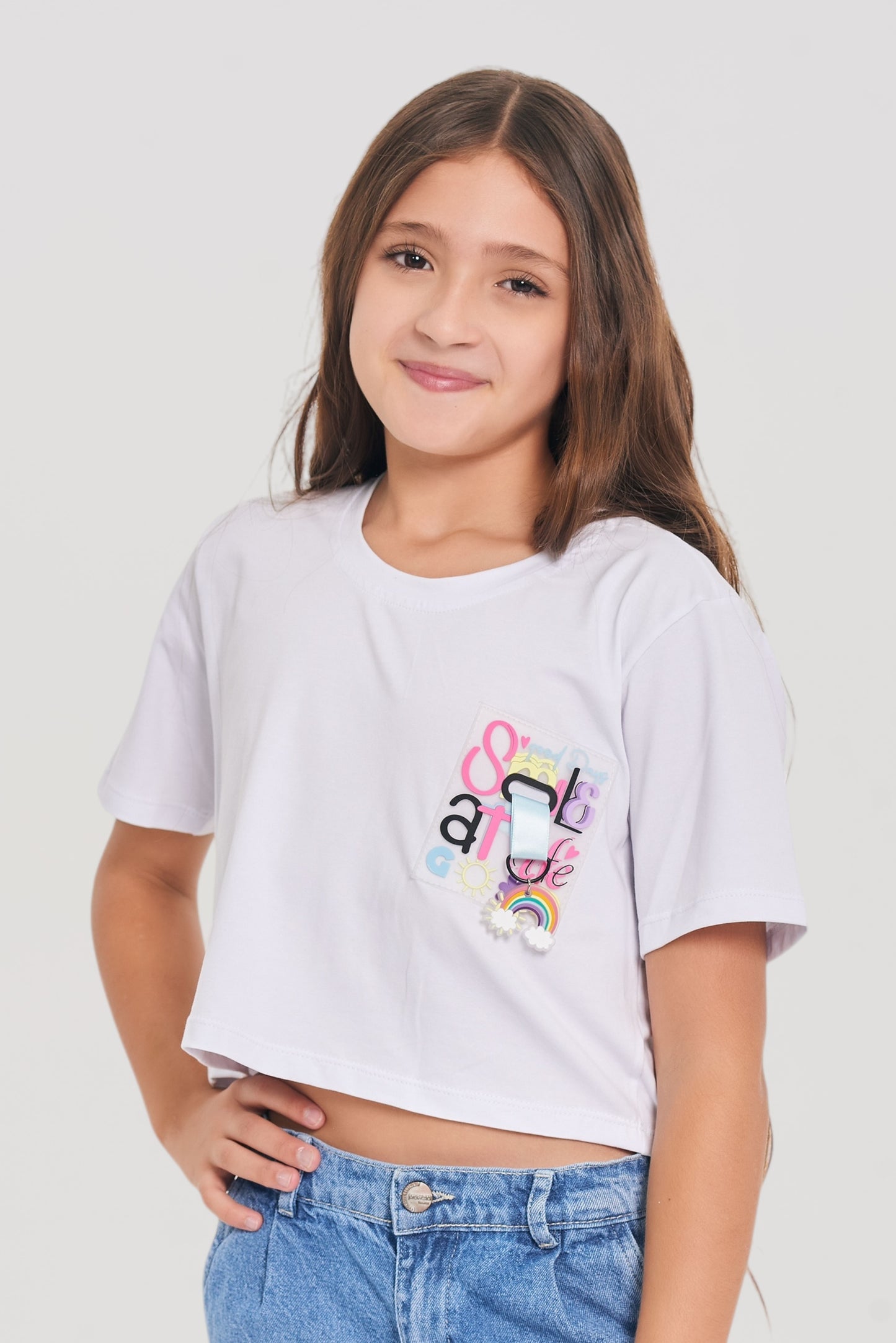 Camiseta con aplique