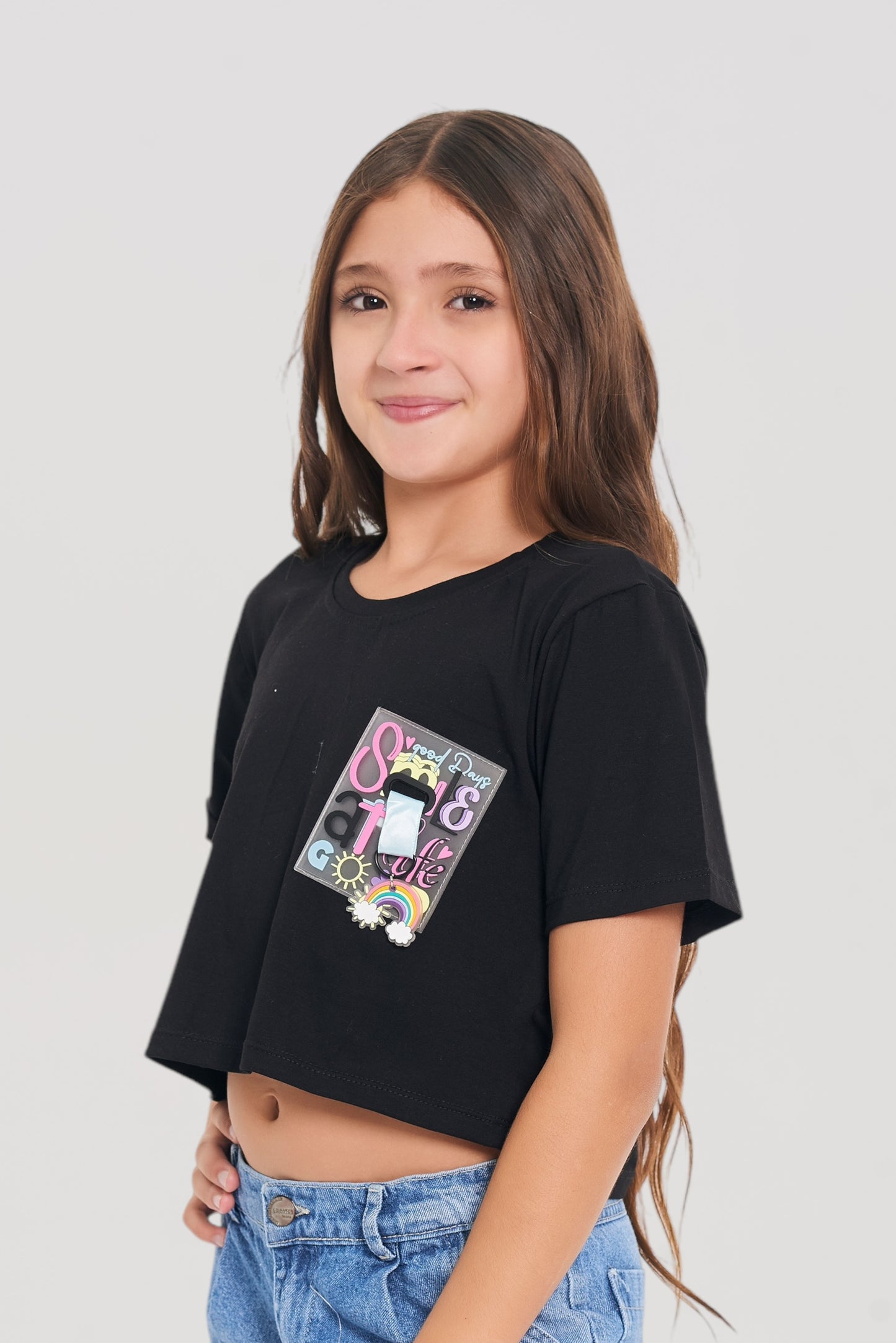 Camiseta con aplique