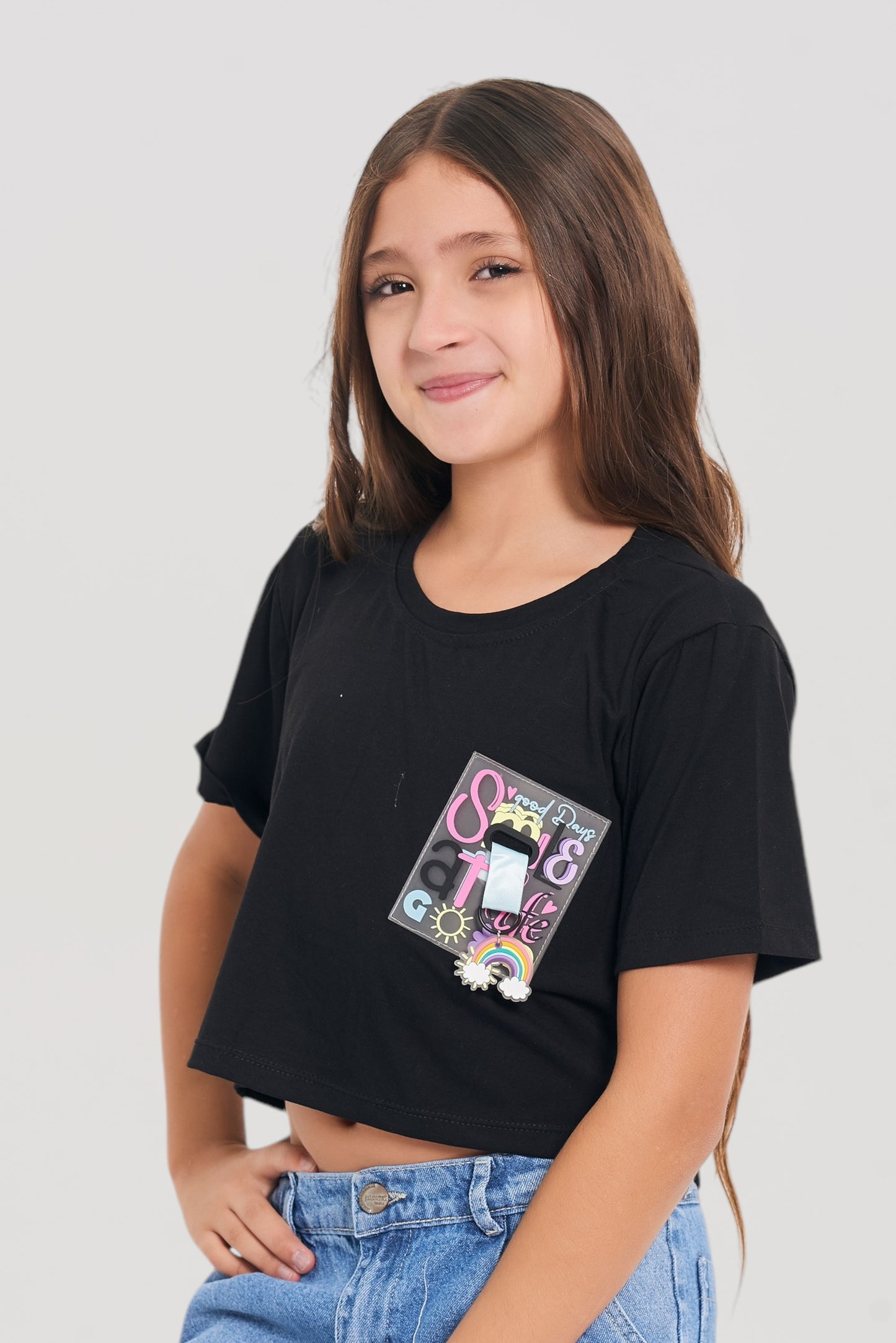 Camiseta con aplique