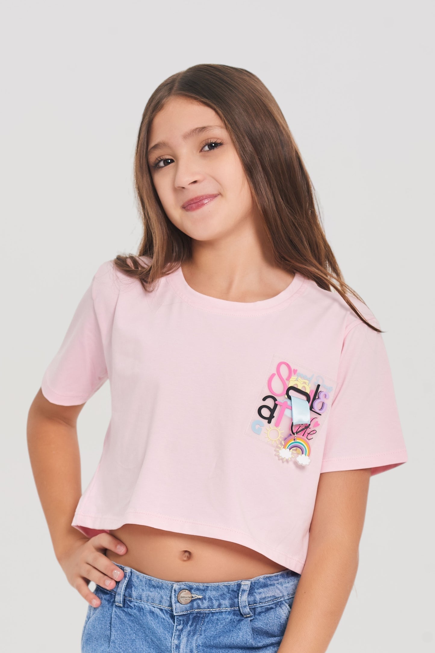 Camiseta con aplique