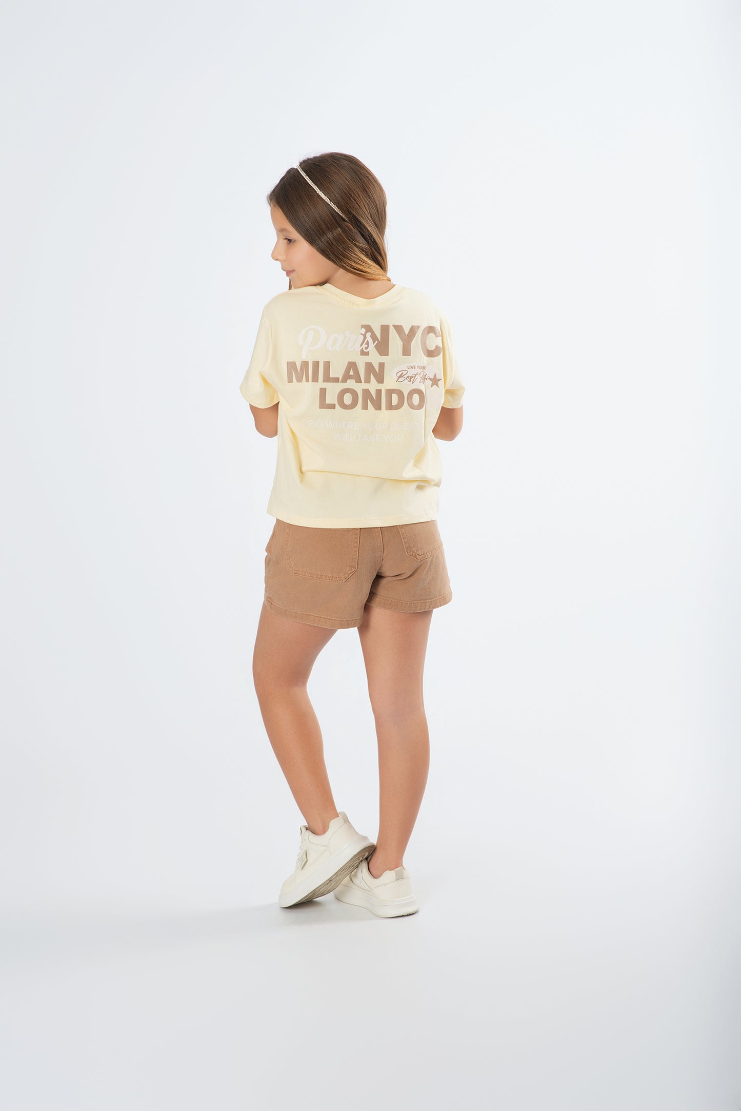 Set Short Con Blusa Oversize Juvenil