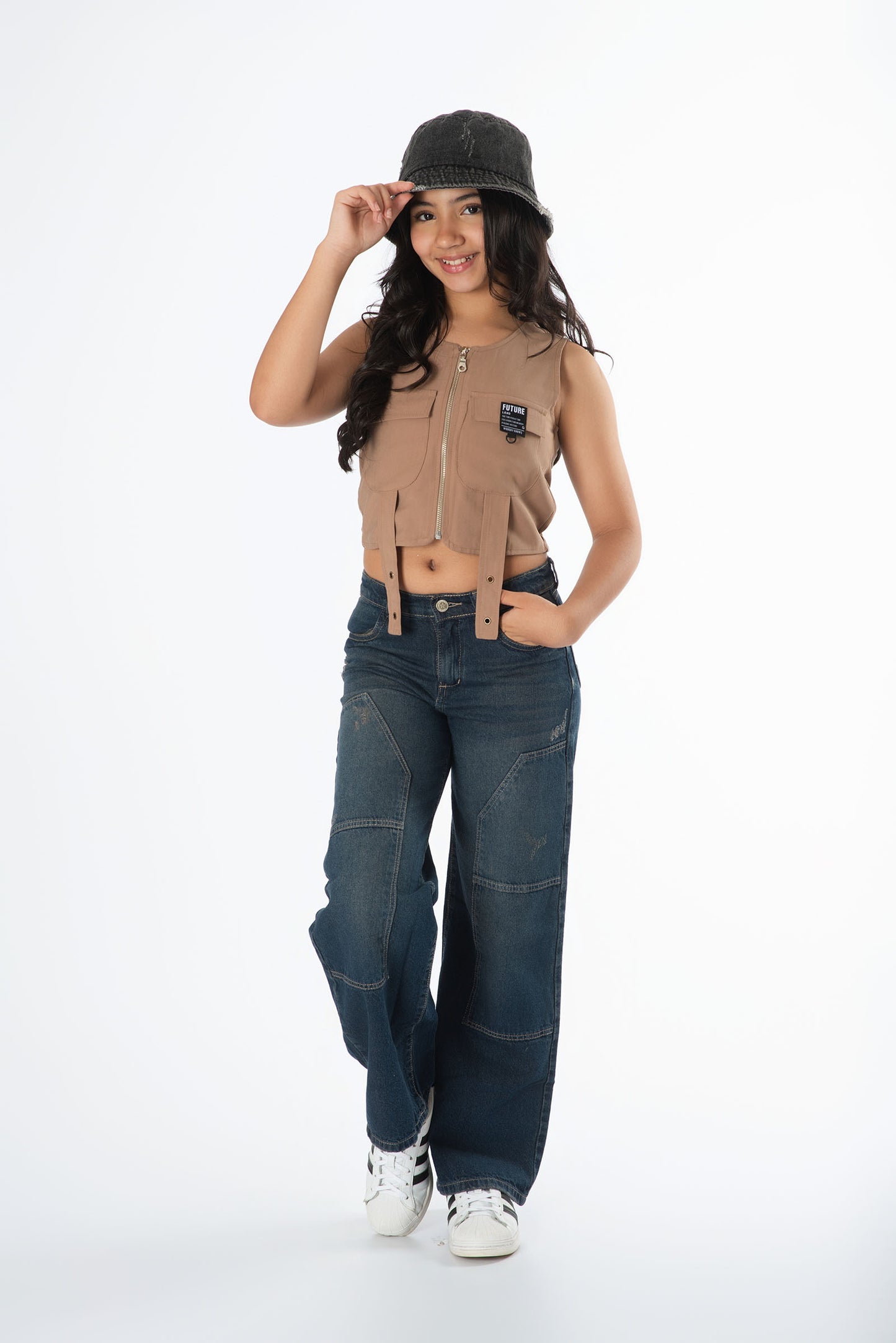 Conjunto jeans chaleco