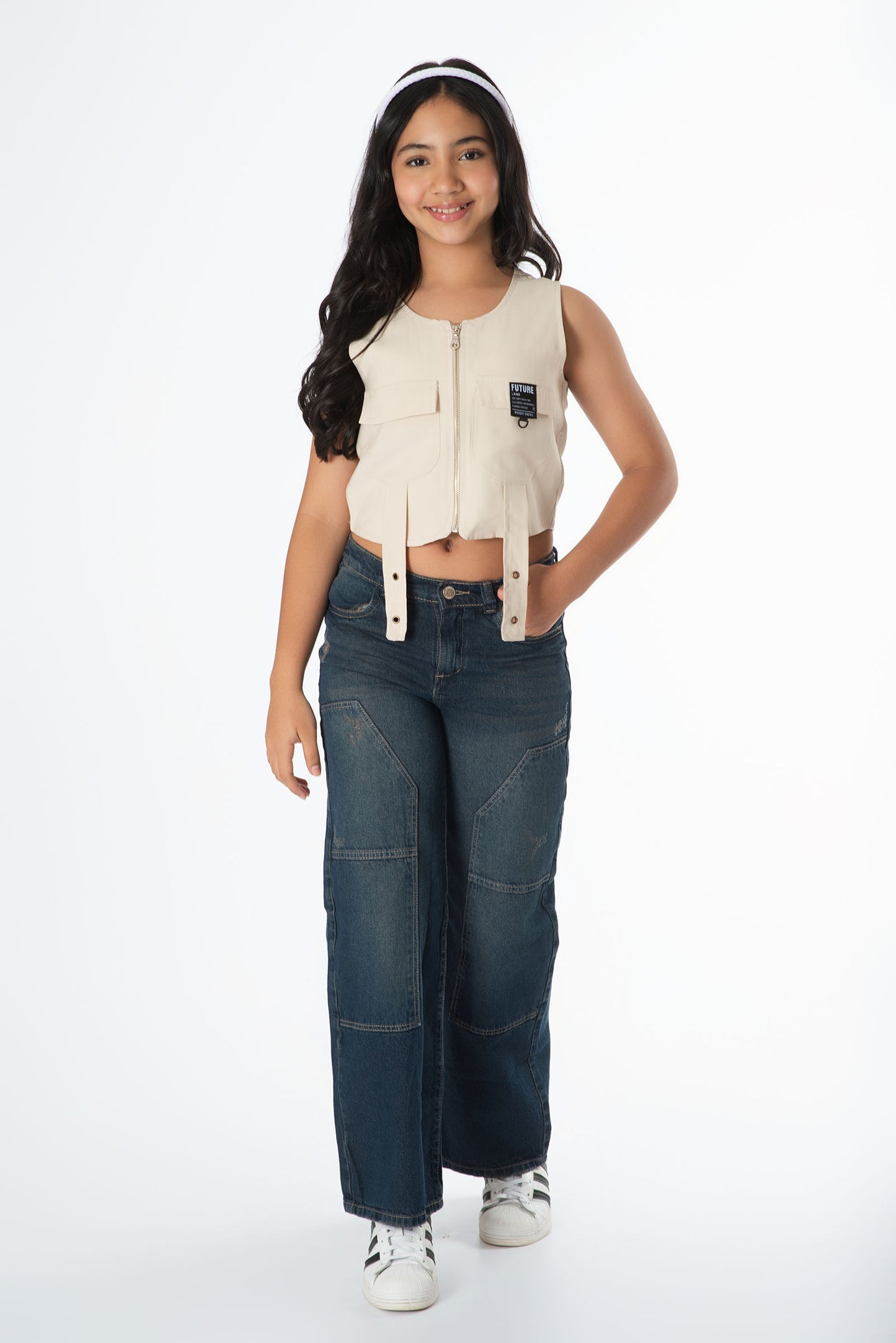 Conjunto jeans chaleco