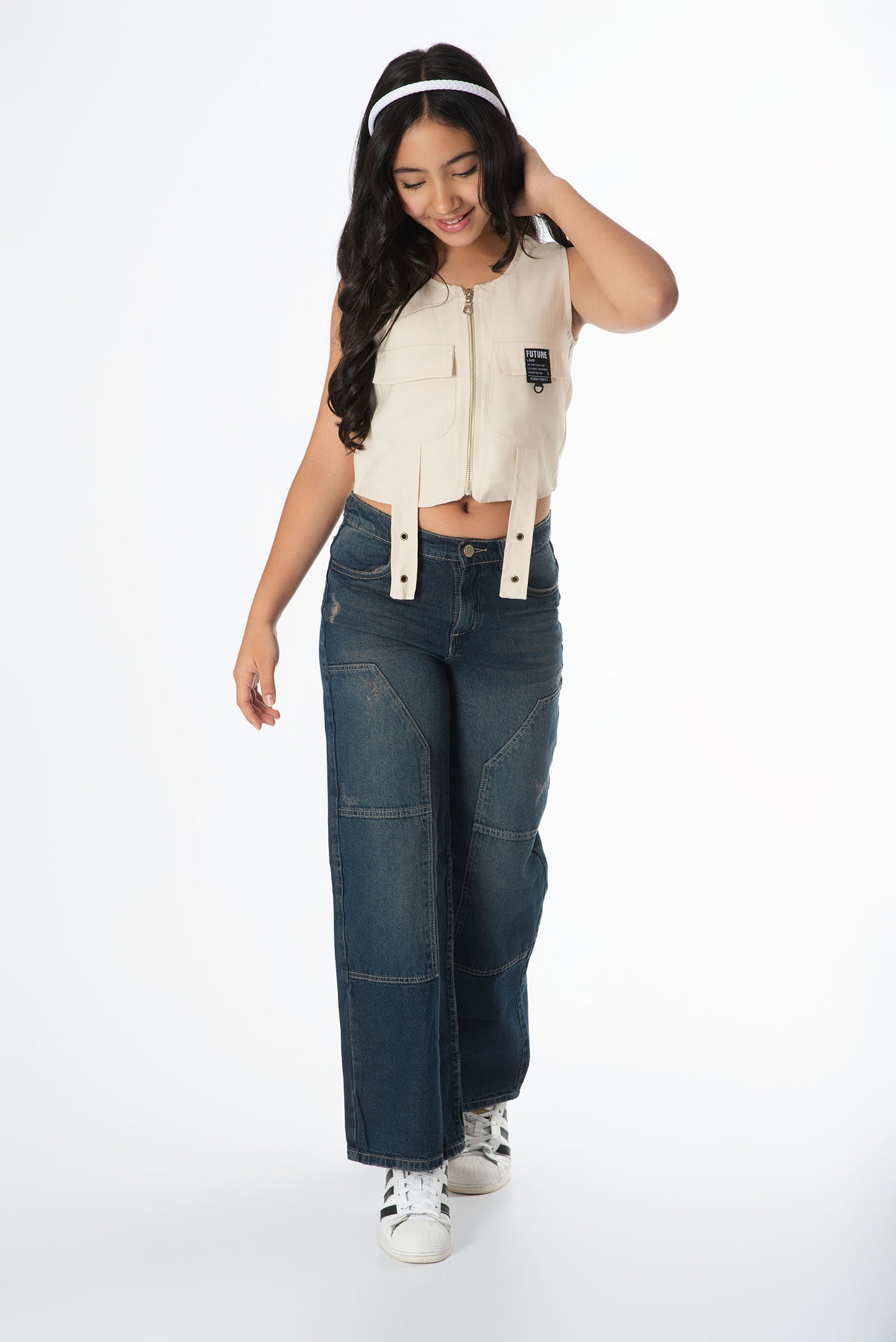 Conjunto jeans chaleco