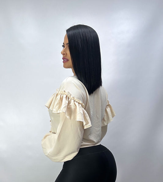Blusa Boleros y Manga Globo