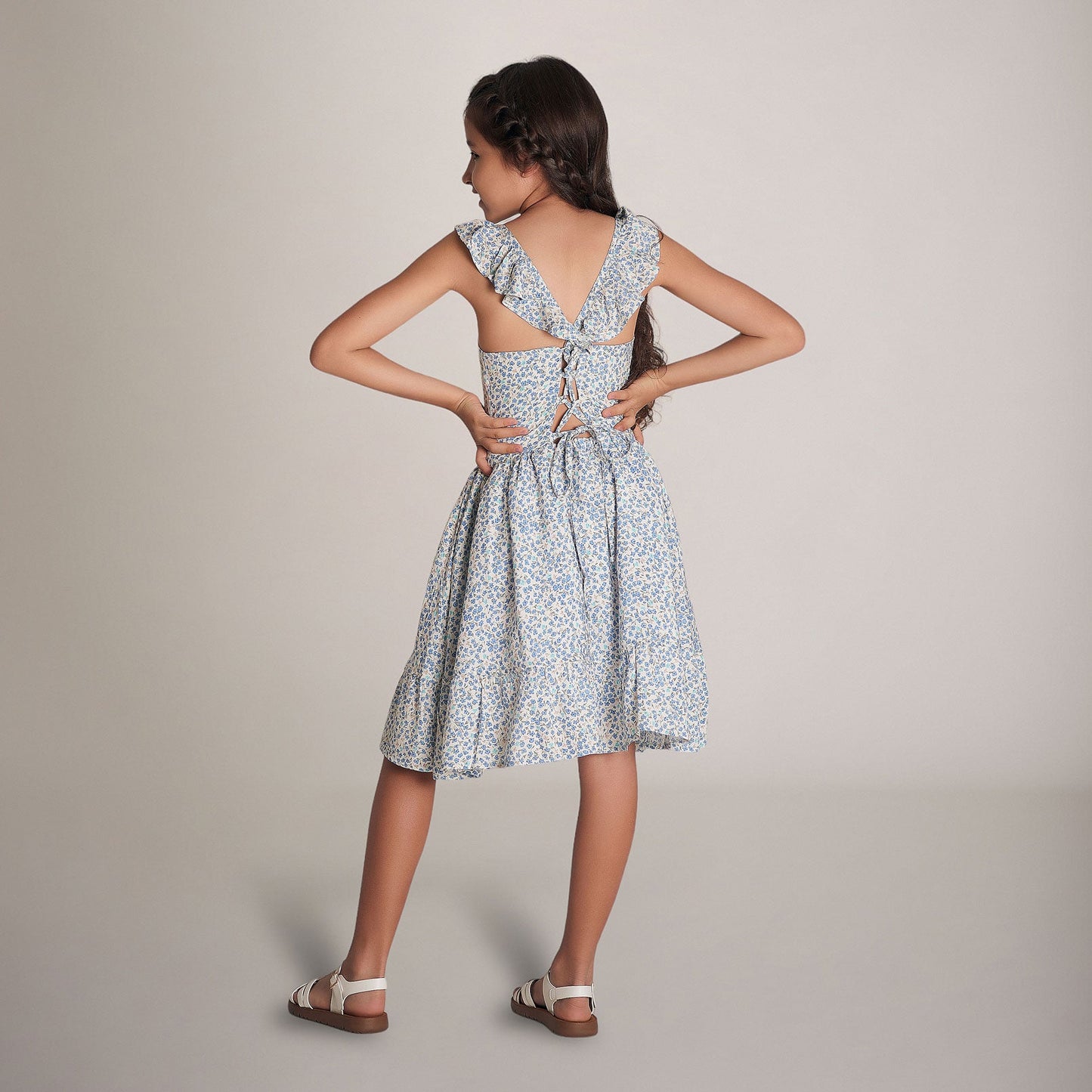 Vestido largo para niña