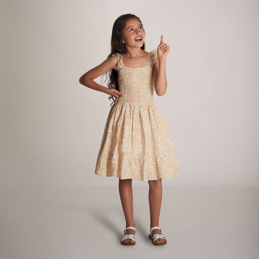 Vestido largo para niña