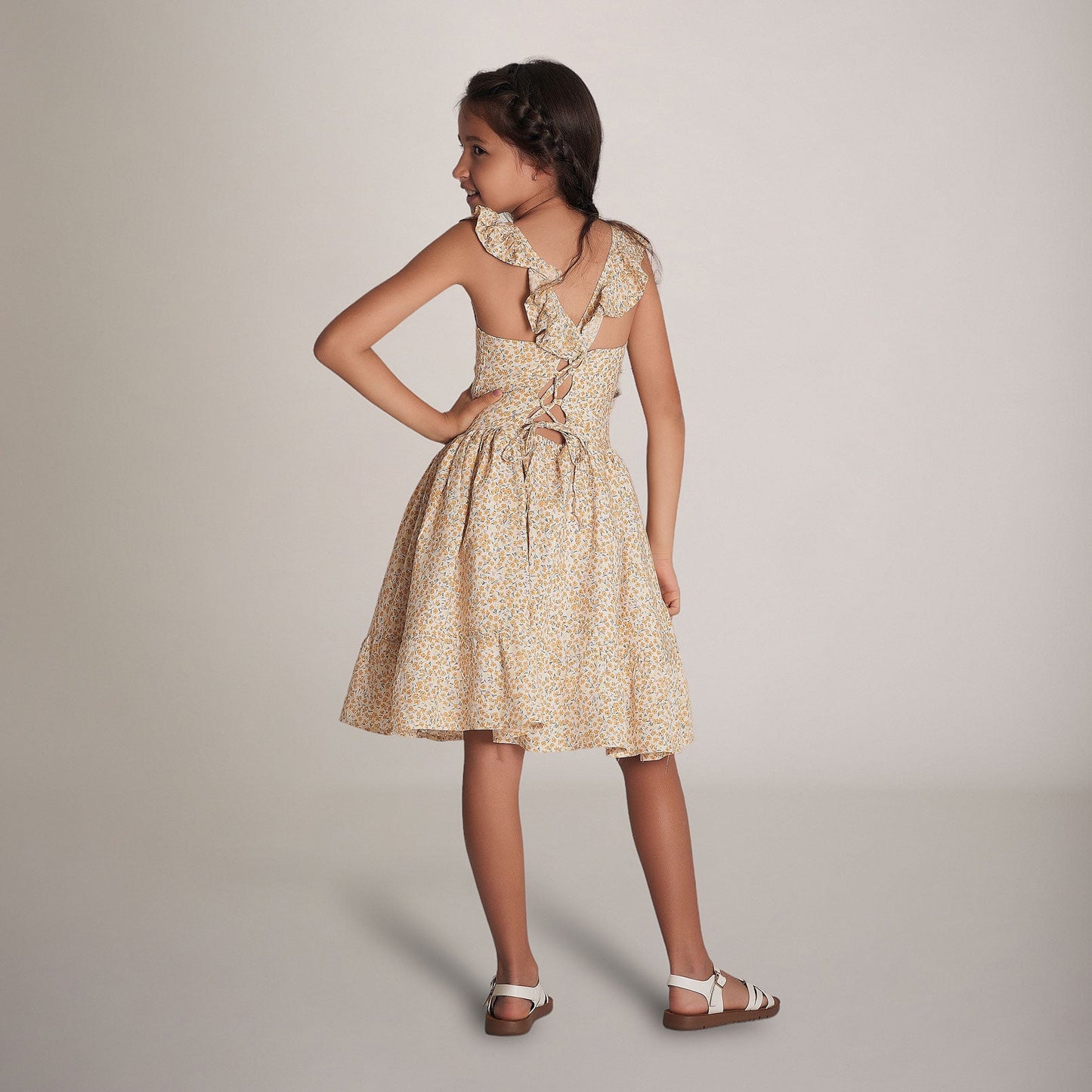 Vestido largo para niña
