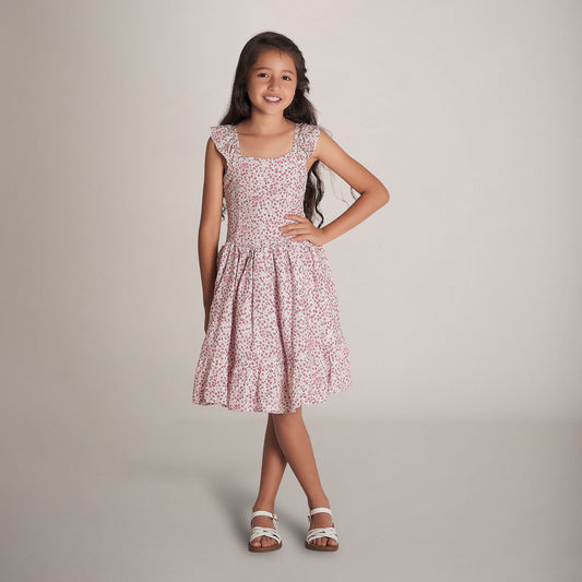 Vestido largo para niña