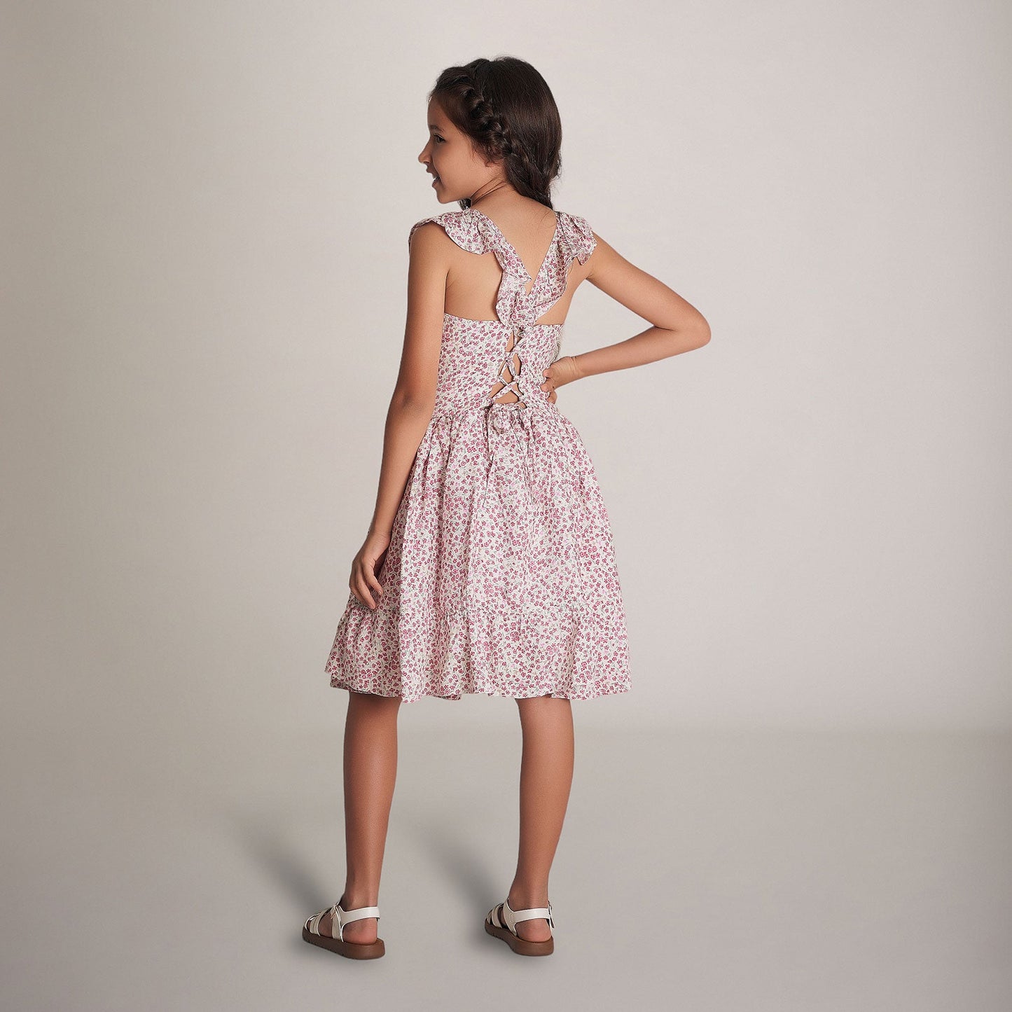 Vestido largo para niña