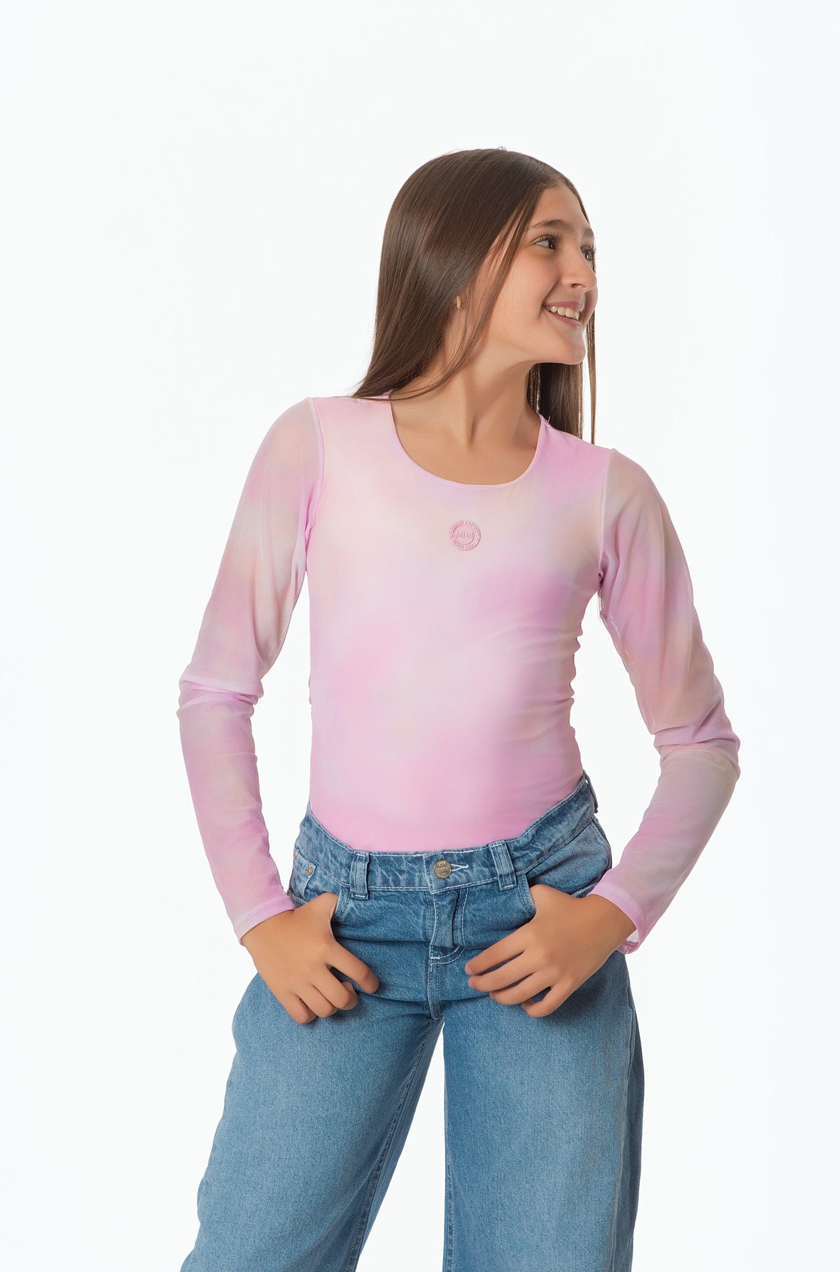 Body Teens en Mayatex Estampado con Silueta Ajustada | Estilo Esencial