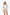 Conjunto Teens Falda Short Pepas en Drill y Body Cuello Bandeja | Estilo Divertido