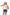 Conjunto X3 Teens Short Denim con Chaleco Acolchado de Corazones y Blusa | Estilo Urbano