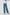 Jeans Teens Wide Leg con Bordado de Arabescos | Denim Rígido Azul