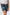 Short Teens Denim Flores 3D | Azul Clásico Aesthetic