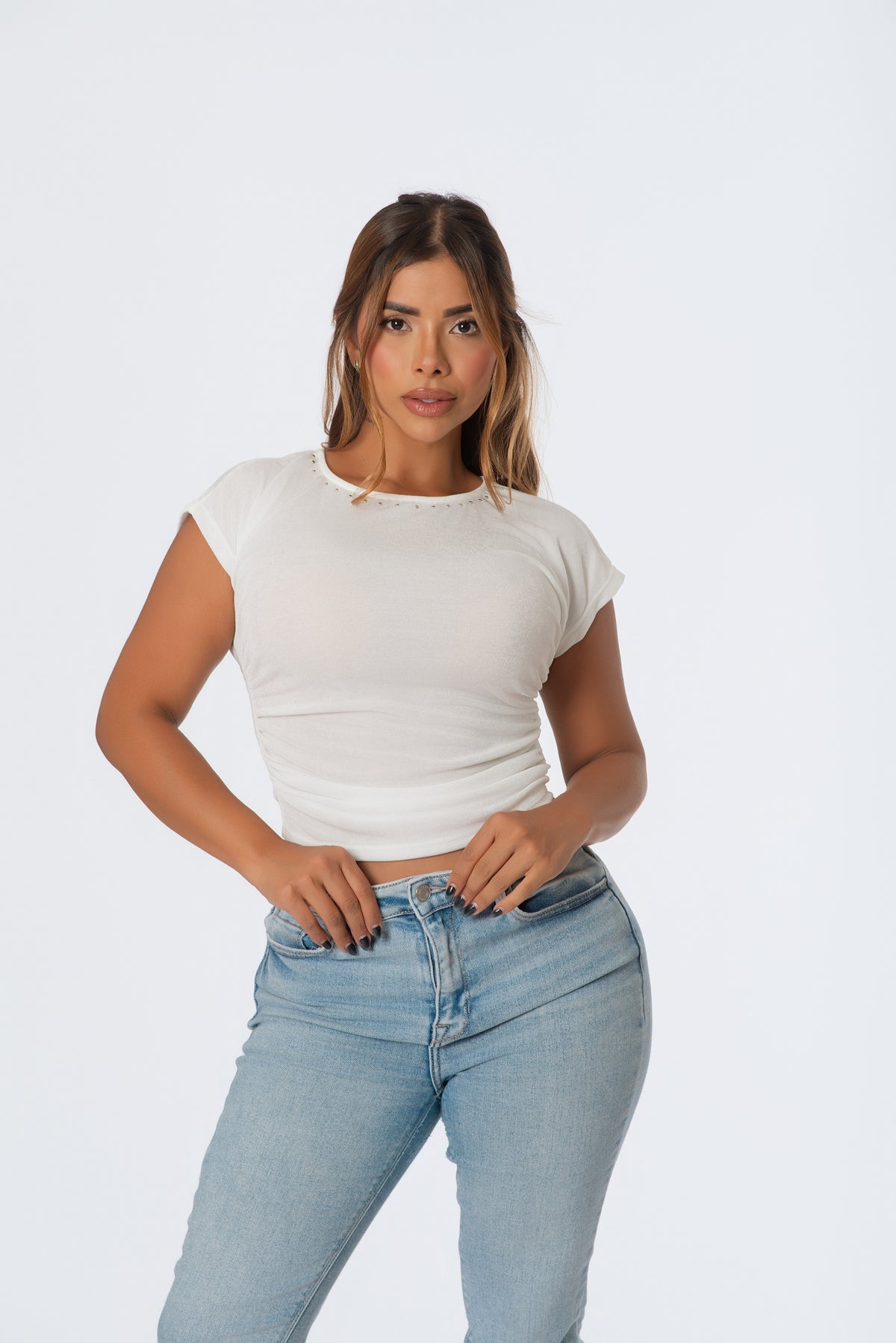 Blusa Recogida en Costado