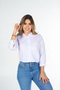 Camisa Manga Larga con Detalles de Piedras