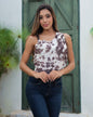 Blusa Mayatex con correa en hombro