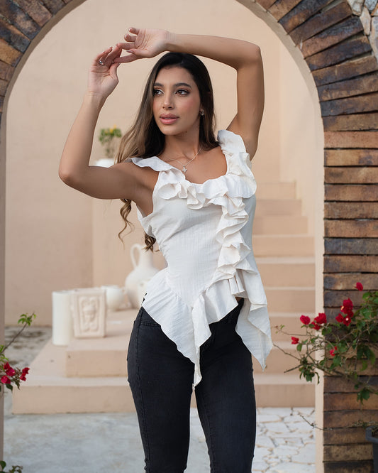 Blusa Dama Bolero en Pico de Rayón – MUHONI