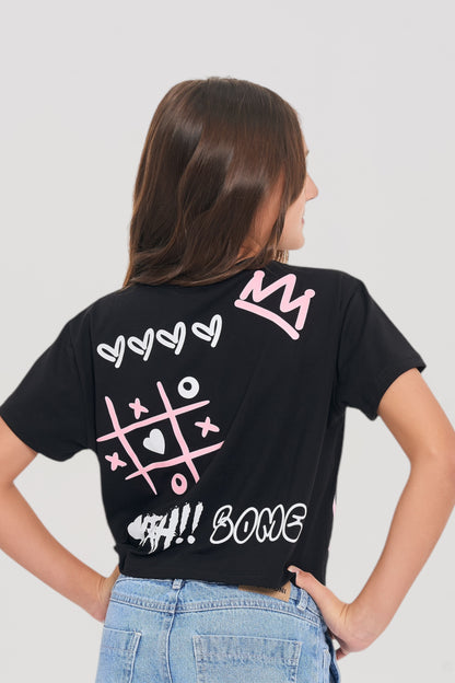 Blusa Estampada en Lycra Fría
