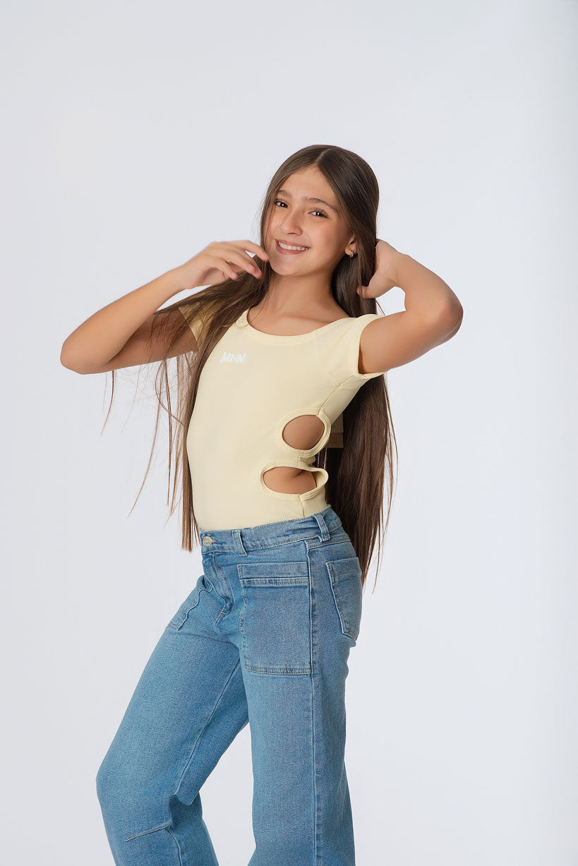 Body Teens Dos Huecos Costado | Rib Pitillo