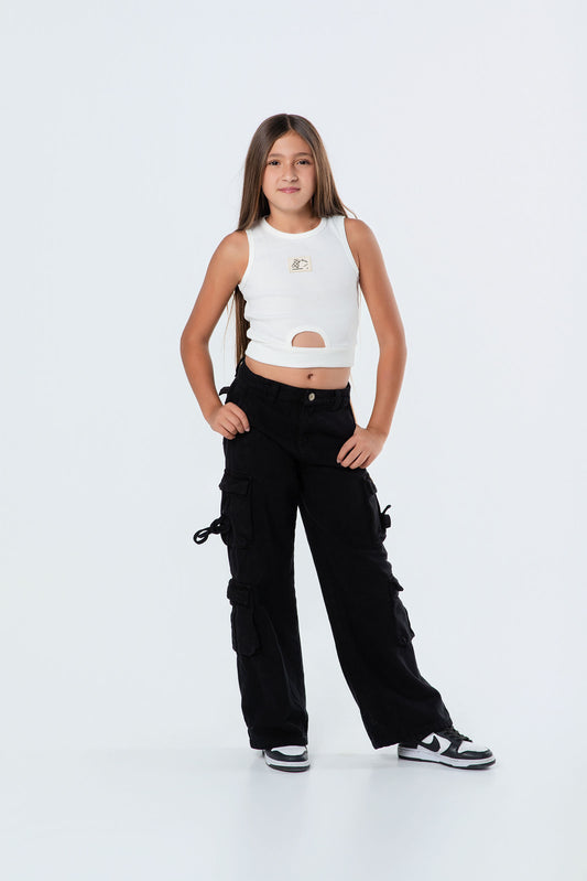 Conjunto pantalón cargo niña Froster