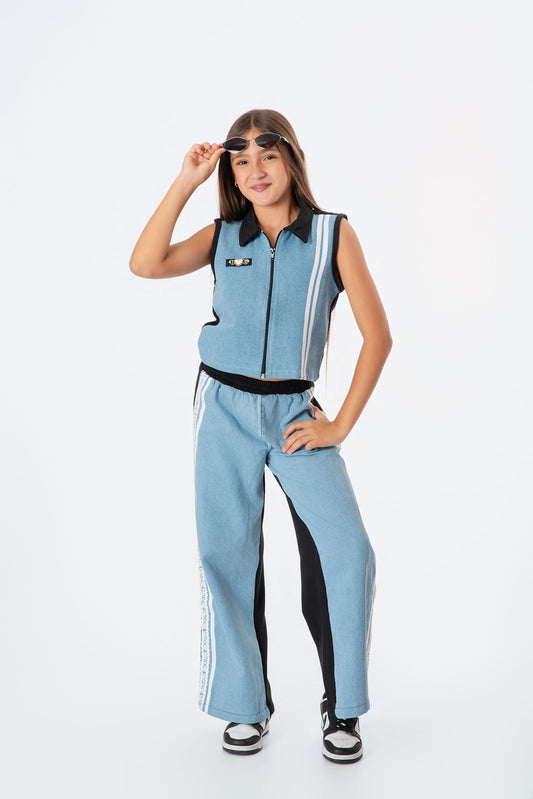 Conjunto Teens con Chaleco y Pantalón