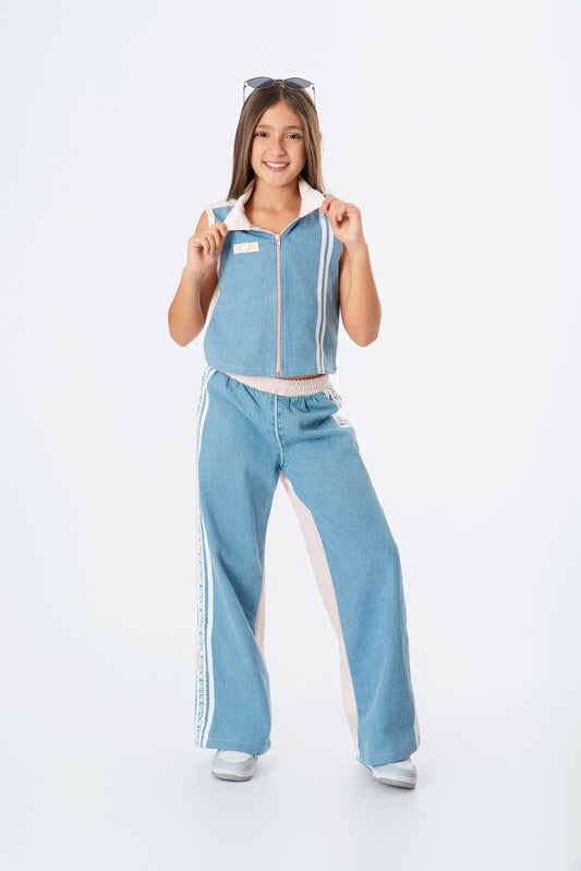 Conjunto Teens con Chaleco y Pantalón