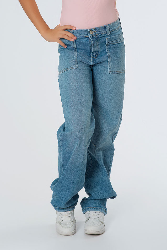 Jeans Baggy Teens Denim Stretch