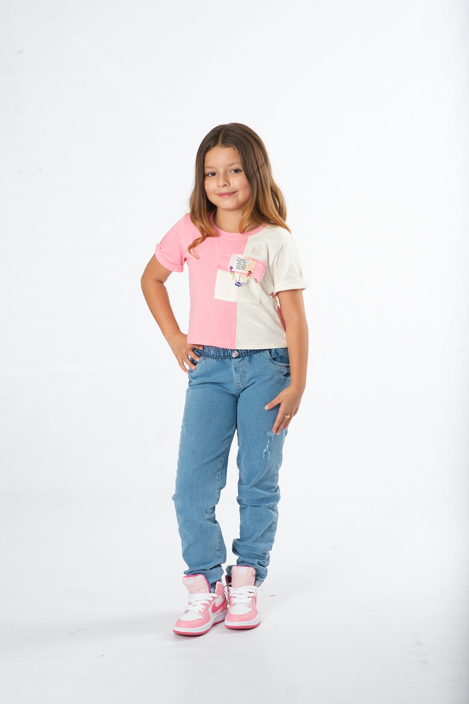 Set de 2 Piezas Jogger en Denim Stretch
