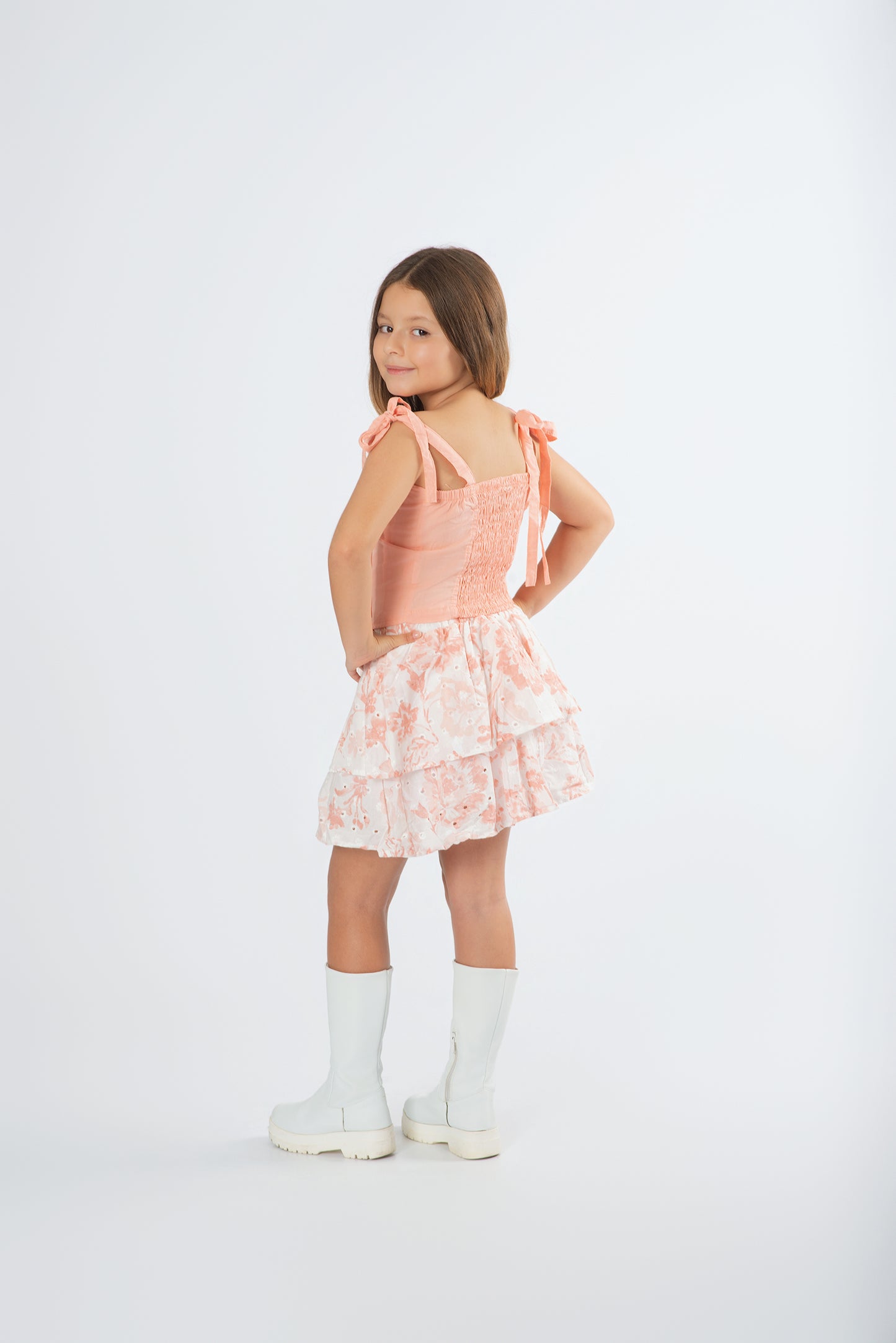 Set Falda Estampado | Top Popelina Vuelo