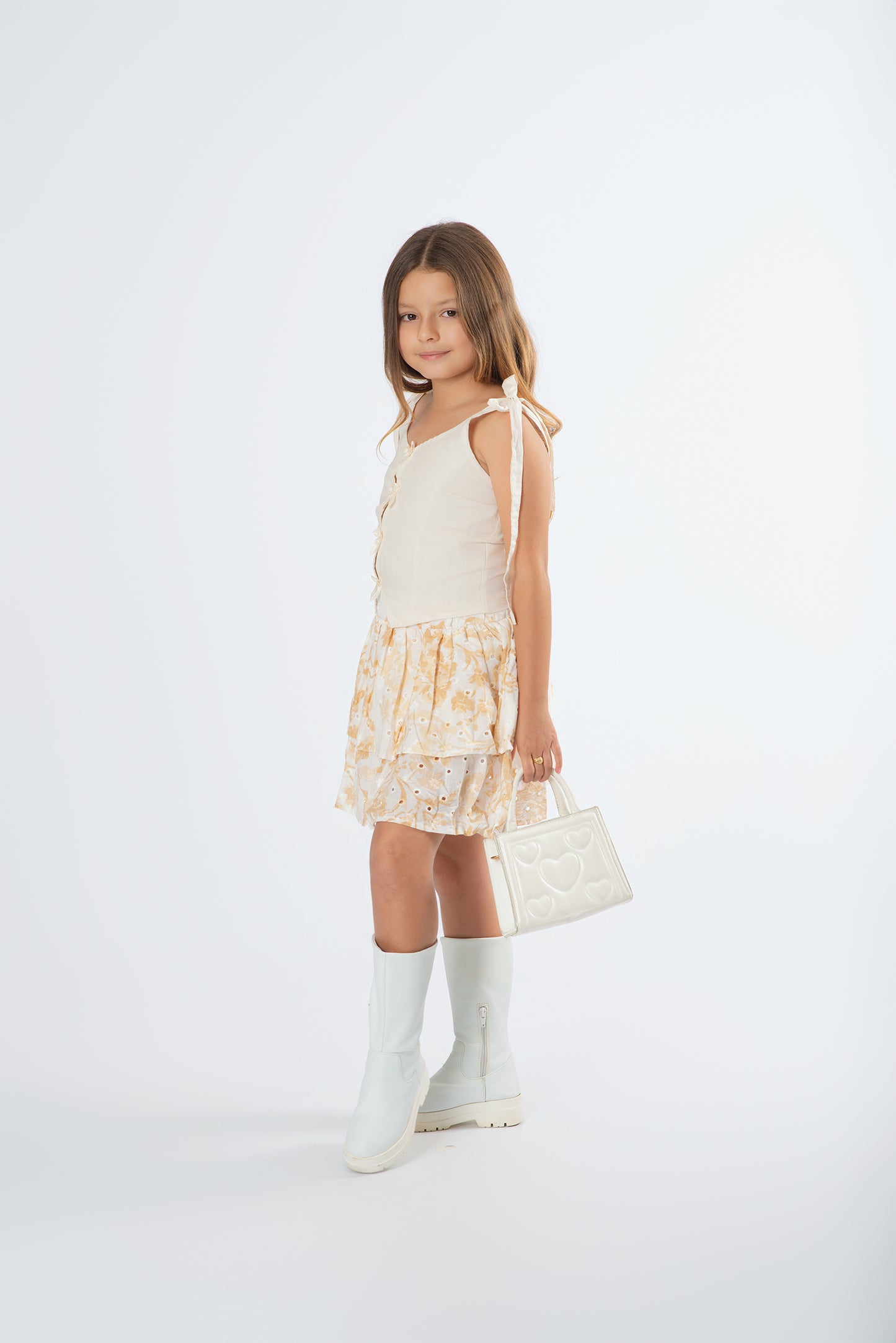 Set Falda Estampado | Top Popelina Vuelo