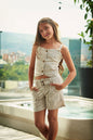 Conjunto lino natural 2 piezas