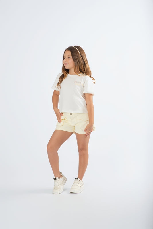 Set Short Con Blusa Oversize Juvenil