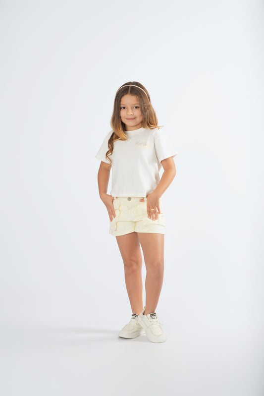 Set Short Con Blusa Oversize Juvenil