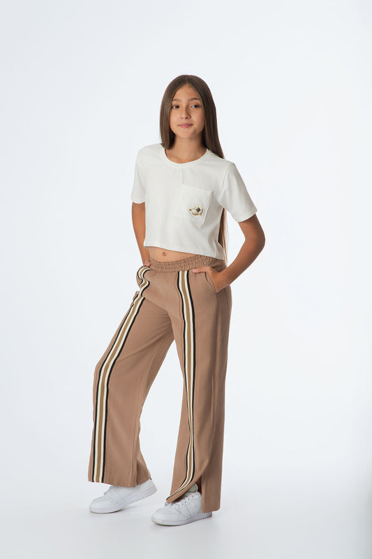 Set Pantalón Wide Leg Teens | Top Crop
